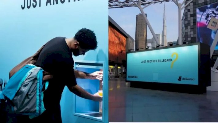 Dubai Has The First Drinkable Billboard In The UAE That You Have To Check Out This Ramadan