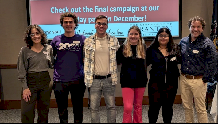 University Students Win Advertising Competition