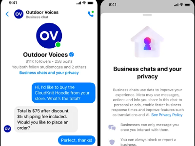 Meta Adds New Labels to Business Chats in Messenger